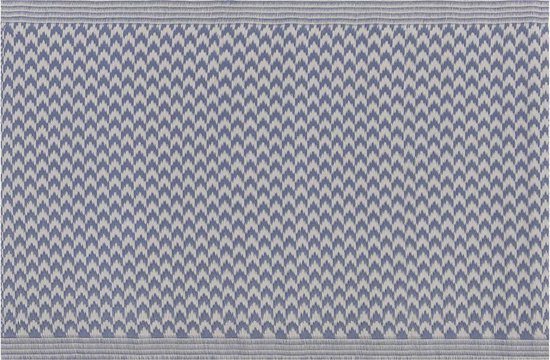 MANGO - Outdoor kleed - Blauw - 60 x 90 cm - Polypropyleen