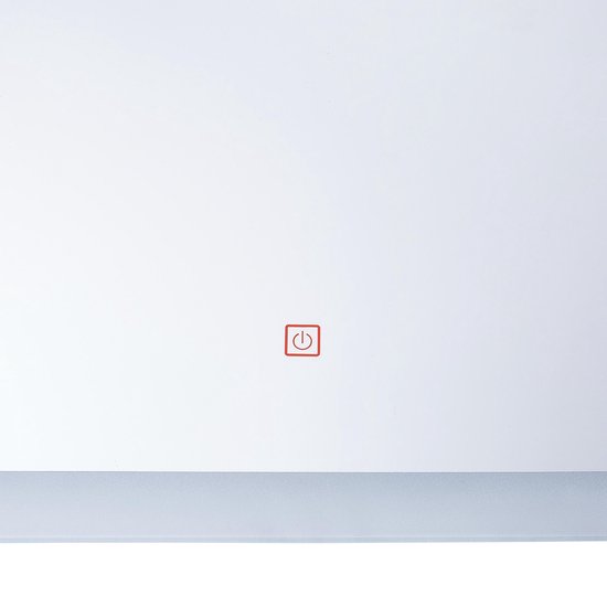 Beliani CORROY - Miroir LED- Argent - Glas