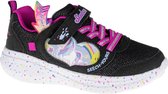 Skechers Go Run Fast Miss Crafty 302205L-BLK, voor meisje, Zwart, Sneakers,Sportschoenen, maat: 34