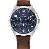 Tommy Hilfiger heren horloge analoog quartz One Size Zilver 32016101