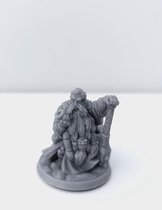 3D Printed Miniature - Dwarf Male 02 - Dungeons & Dragons - Hero of the Realm KS