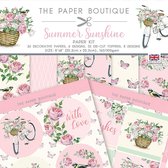 The Paper Boutique Papierset - Summer sunshine - 8x8 inch - 36 + 32 stuks