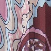 Rok in uitlopend model met print