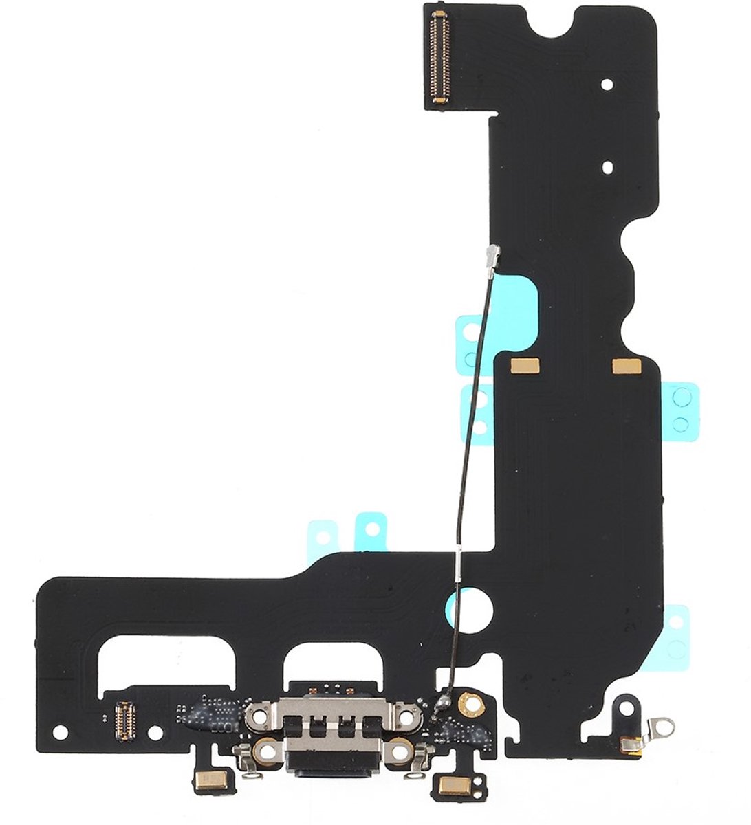 Geschikt voor iPhone 7 plus dock connector - zwart