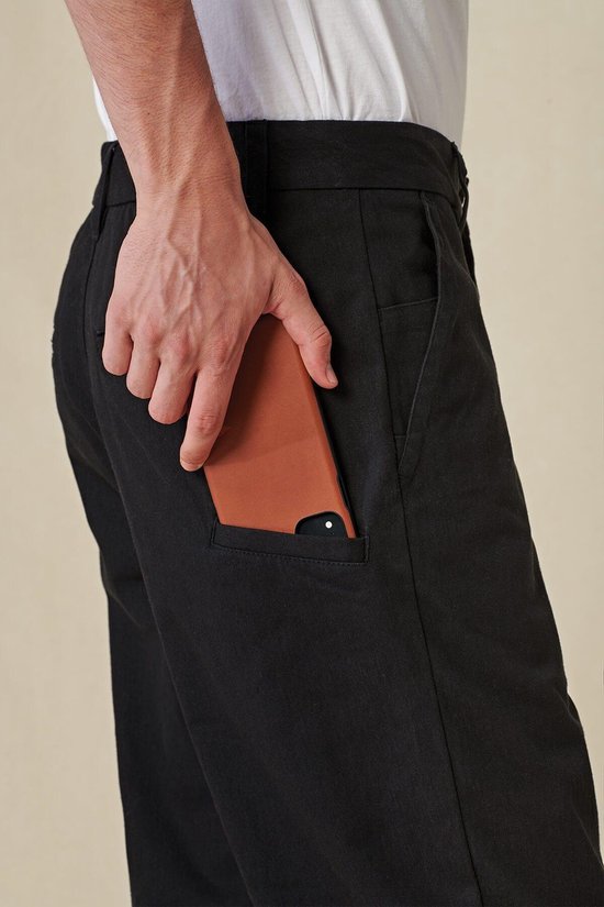 GLOBE Pantalon Homme Fond de teint Pant Noir Marine | bol.com