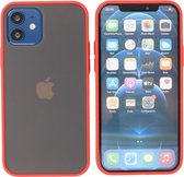 iPhone 12 Mini Hoesje - Back Cover Telefoonhoesje - Rood