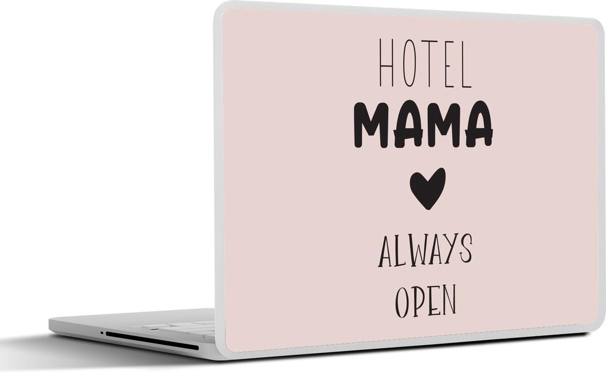 Afbeelding van product SleevesAndCases  Laptop sticker - 14 inch - Spreuken - Mama - Quotes - Hotel mama always open