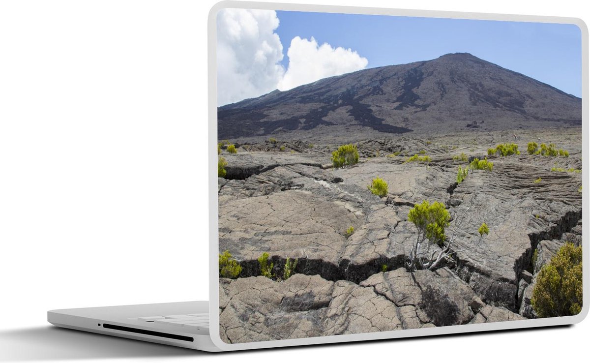 Afbeelding van product SleevesAndCases  Laptop sticker - 13.3 inch - De schildvulkaan op het eiland Réunion in Afrika