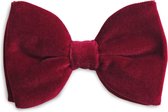 We Love Ties - Strik bordeauxrood fluweel - bordeaux rood