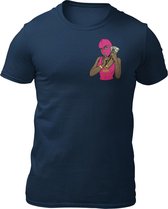 Gangster Girl Ski Mask - Heren T-Shirt - Gangster - Getailleerd - Katoen - Ronde Hals