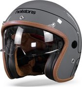 Helstons Corporate Carbon Fiber Grey Jet Helmet 2XL