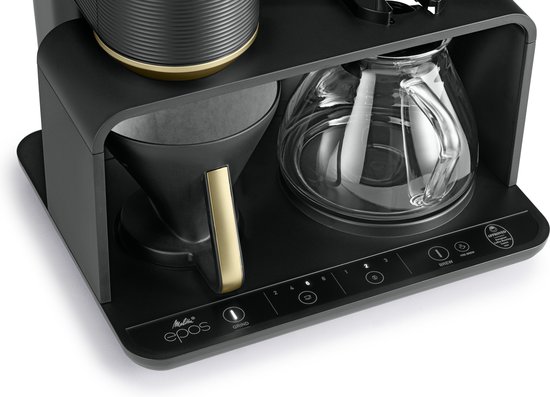 Melitta Epos koffiezetapparaat 1024-04 zwart goud