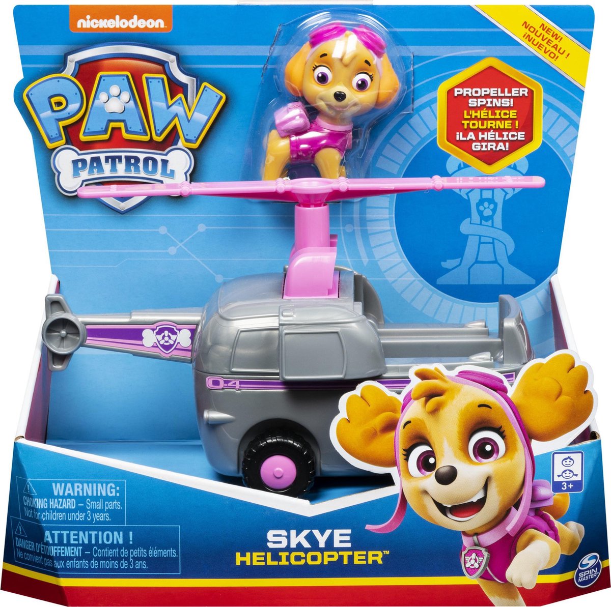 PAW Patrol - Skye's Helicopter Voertuig - speelgoedhelikopter met speelfiguur — afbeelding 8