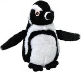 knuffel zwartvoetpingu√Øn Ecokins Mini junior 20 cm pluche wit/zwart