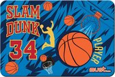 Must Placemat Basketball Junior 43 X 29 Cm Blauw/oranje