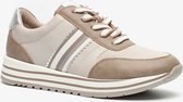 Softline dames sneakers - Beige - Maat 38 - Uitneembare zool