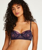 Hunkemöller Dames Lingerie Voorgevormde beugel bh Bessie  - Blauw - maat B85