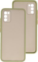 Wicked Narwal | Kleurcombinatie Hard Case voor Samsung Samsung Galaxy A02s Groen