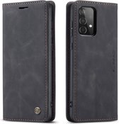 CaseMe Book Case - Geschikt voor Samsung Galaxy A52 / A52s Hoesje - Zwart