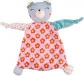 knuffeldoekje Kat junior 27,8 cm polyester roze