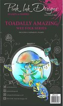 Pink Ink Designs Clear stamp - Toadally Amazing - A6 - Set van 8