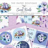 The Paper Boutique Papierset - Sweet Tweets - 8x8 inch - 36 + 32 stuks