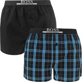 Hugo Boss blocks 2P zwart & blauw - L