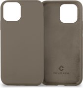 Coverzs Luxe Liquid Silicone case geschikt voor Apple iPhone 12 Pro Max - dennengroen