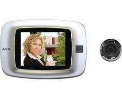 AXA Deurspion DDS1 - Deurcamera - LCD scherm - grote zichthoek, 105° - Zilverline - 3,2 inch
