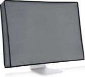 kwmobile hoes geschikt voor 20-22" Monitor - Beschermhoes voor PC-monitor in grijs - Beeldscherm cover