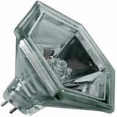 Schiefer halogeenlamp gu5.3 35w 50x47mm 12v 2800k dekking glas hexagon