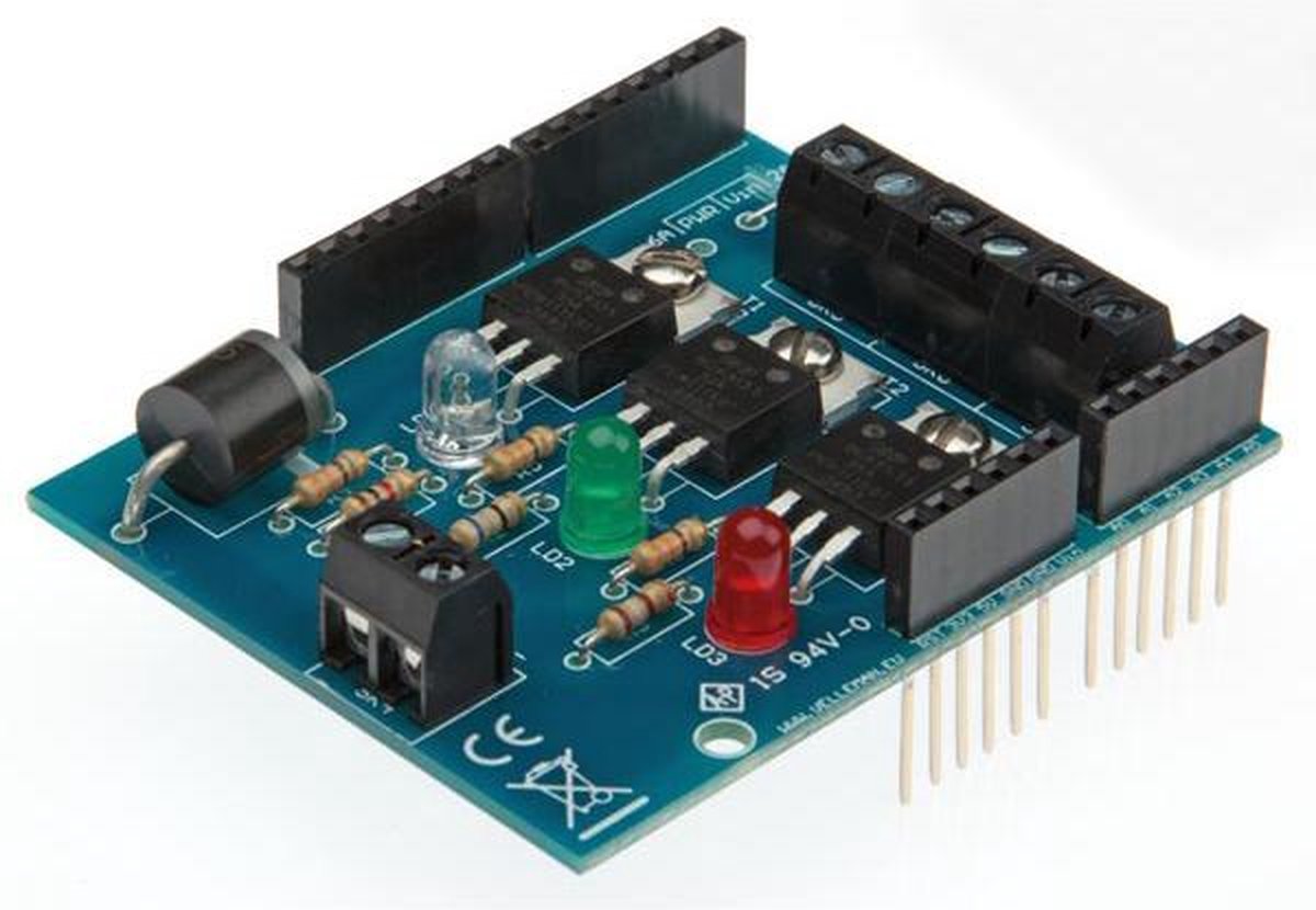 Whadda Rgb-schild Arduino 75 X 55 X 25 Mm Blauw