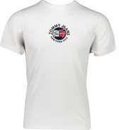 Tommy Hilfiger T-shirt Wit Normaal - Maat L - Heren - Herfst/Winter Collectie - Katoen