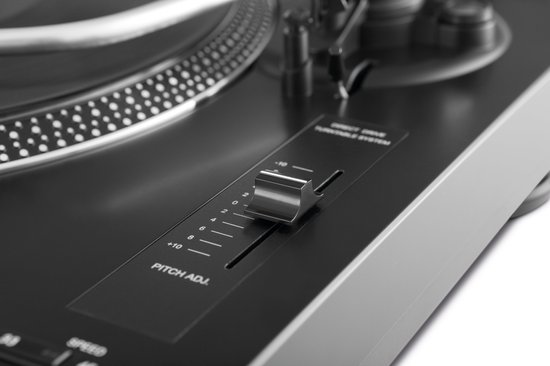 TechniSat TECHNIPLAYER LP 300 - professionele USB-DJ-platenspeler (met scratch-functie en digitaliseringsfunctie, toerental: 33/45 omw/min, kwartsgestuurde directe aandrijving) zwart — afbeelding 3