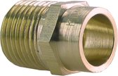 Sub messing soldeer puntstuk conisch 1 buitendraad x 28