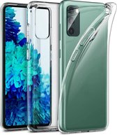 Samsung Galaxy S20 FE hoesje siliconen extra dun transparant - Samsung Galaxy S20 FE hoes cover case