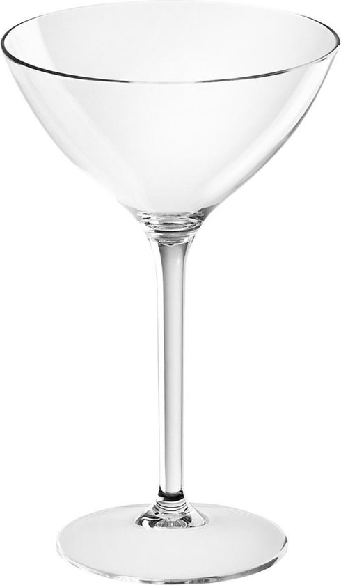 10x Verres à Martini James transparents 300 ml de plastique incassable -  Réutilisables... | bol.com