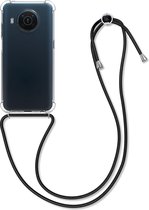 kwmobile telefoonhoesje compatibel met Nokia X20 / X10 - Hoesje met koord - Back cover in transparant