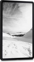 kwmobile hoes geschikt voor Samsung Galaxy Tab S7 FE - Siliconenhoes voor tablet in zwart - Tablet cover