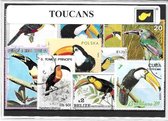 Toekans – Luxe postzegel pakket (A6 formaat) : collectie van verschillende postzegels van toekans – kan als ansichtkaart in een A6 envelop - authentiek cadeau - kado - geschenk - k