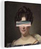 Toile Peinture Art - Femme - Peinture - 50x50 cm - Décoration murale