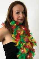 Boa rood/geel/groen met licht 180 cm 50gr
