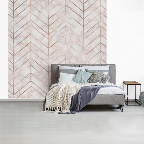 Papier peint - Papiers Papier peint photo Motifs - Luxe - Marbre - Largeur 300 cm x Hauteur 300 cm