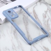 Voor Xiaomi Redmi Note 10 Pro Max acryl + kleur TPU schokbestendig hoesje (melkgrijs)