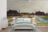 Behang - Fotobehang Bollenvelden - Vincent van Gogh - Breedte 375 cm x hoogte 280 cm