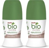 Deodorant Roller BIO NATURAL 0% INVISIBLE Byly (2 pcs)