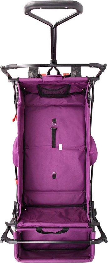FUXLIFE by FUXTEC CT350 Bolderkar Handkar - Opvouwbaar - Paars | Ultralichte Transportwagen voor Stad & Reis - Max. 75kg