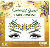 Moon Creations - Moon Glitter - Carnival Queen Gezicht Diamanten Sticker - Multicolours