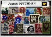 Beroemde Nederlanders - Typisch Nederlands postzegel pakket & souvenir. Collectie van verschillende postzegels met beroemde Nederlanders als thema – kan als ansichtkaart in een A6