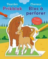 prikblok paarden junior 22,3 x 18,2 cm karton 18 stuks